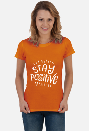 Koszulka damska STAY POSITIVE kolory do wyboru