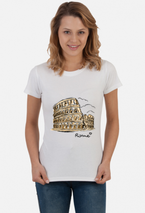 Koszulka Damska Miasta Świata - Rzym