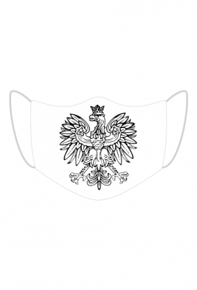 Maseczka antywirusowa z godłem