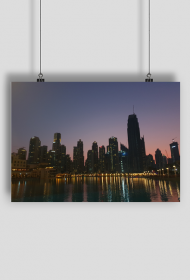 Dubaj Plakat Podróżniczy A2