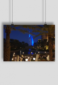 Dubaj Plakat Podróżniczy A2