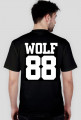 KOSZULKA/T-SHIRT CZARNY/MĘSKI/ LUHAN/WOLF88