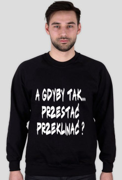Bluza męska z nadrukiem