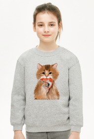 Uroczy kitku - bluza dla dziewczynki