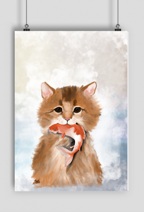 Uroczy kitku - plakat