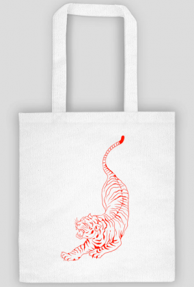 Chinese style Tiger - red