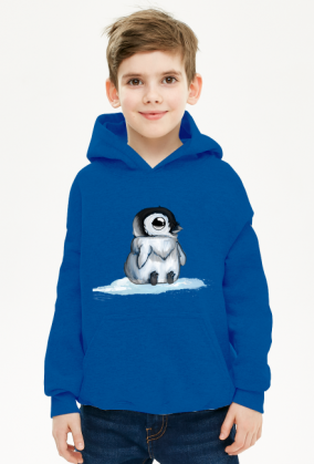 Pingwinek - bluza chłopięca kangurek