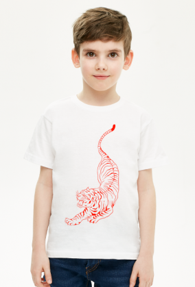 Chinese style Tiger - red