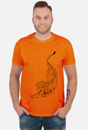 Chinese style Tiger - black