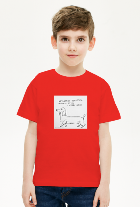 koszulka z pieskiem dla chłopca