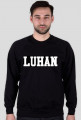 BLUZA CZARNA MĘSKA WOLF88 LUHAN