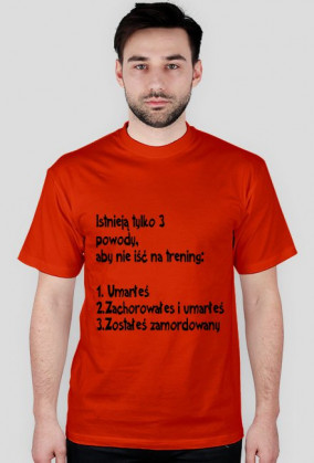 3 Powody by nie iść na trening.