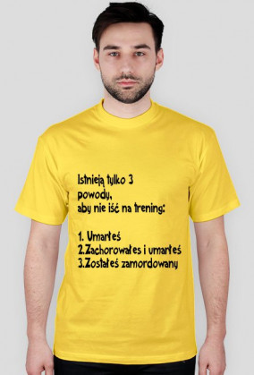 3 Powody by nie iść na trening.