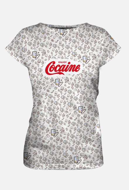 Cocaine FULL Koszulka Damska - brandhero