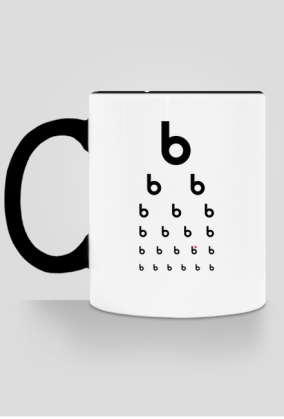 Kubek z kolorowym uchem B-dot