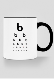 Kubek z kolorowym uchem B-dot