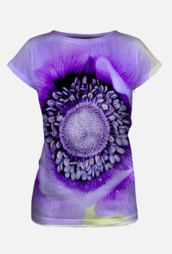 Purple koszulka z nadrukiem