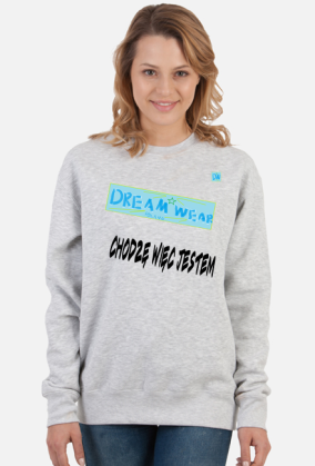 DreamWear Bluza Chodzę więc jestem Damska