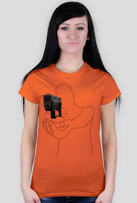 Koszulka damska, broń