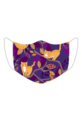 Maseczka - Koty w lesie