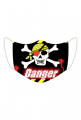 Maska kolorowa wielokrotnego uzytku Pirat Danger
