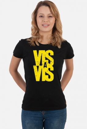 T-SHIRT DAMSKI '' VIS A VIS'' ''UWIĘZIONE'' HIT!