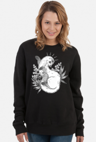 Łasica w lesie na białym tle