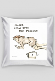 poduszka "joga/podłoga"