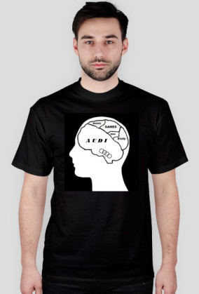 T-shirt Mózg fana Audi