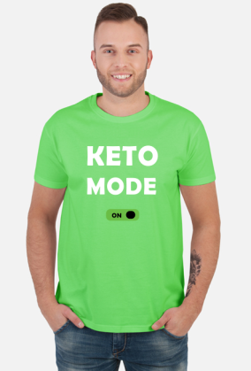 KETO MODE ON white