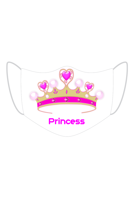 Bawełniana maseczka wielorazowa z filtrem "Princess"