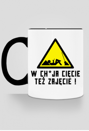 W chuja cięcie też zajęcie (kubek kolor) cg
