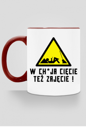 W chuja cięcie też zajęcie (kubek kolor) cg