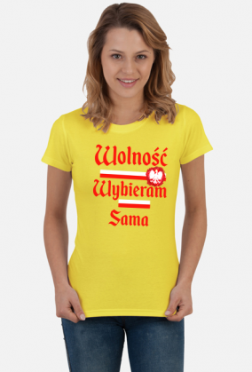 Koszulka Wolność wybieram sama