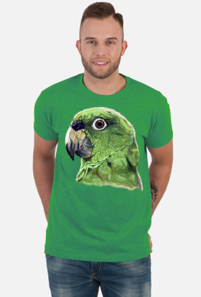 Green Parot papuga