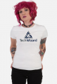 TechWizard - T-shirt biały damski