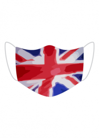 Kolorowa maseczka wielokrotnego uzytku United Kingdom flaga