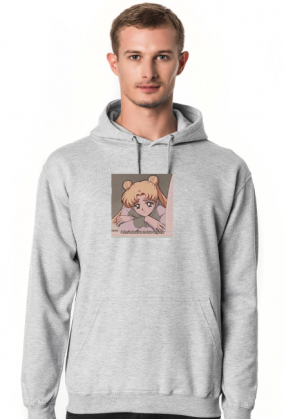 Bluza z kapturem Sailor moon love