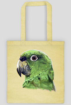 Green parot papuga