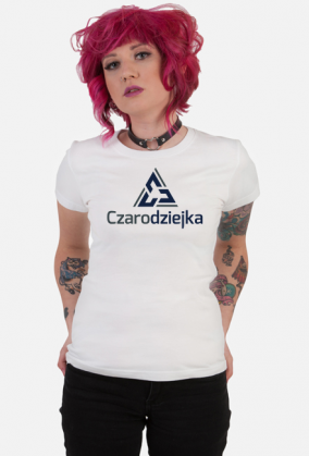 Czarodziejka - T-shirt damski biały