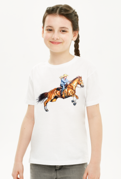 Cowgirl koń