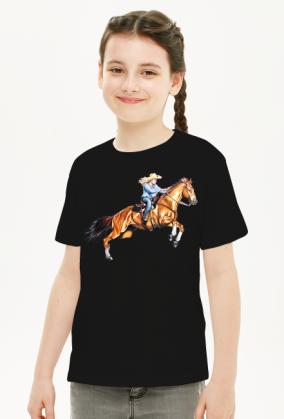 Cowgirl koń