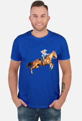 Cowgirl koń