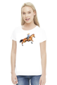 Cowgirl koń