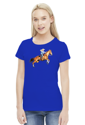 Cowgirl koń