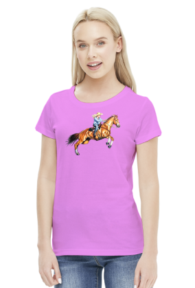 Cowgirl koń