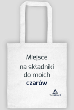 Miejsce na składniki do moich czarów - eko torba biała