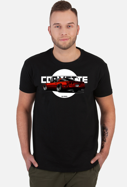 Koszulka męska - Chevrolet Corvette C4 - CarCorner