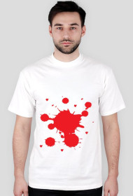 Koszulka męska, krew