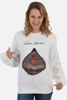 Bluza Coffee Addiction Cup brown